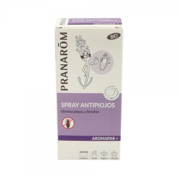 Pranarom Aromapar Spray Antipiojos 30 Ml + Lendrera